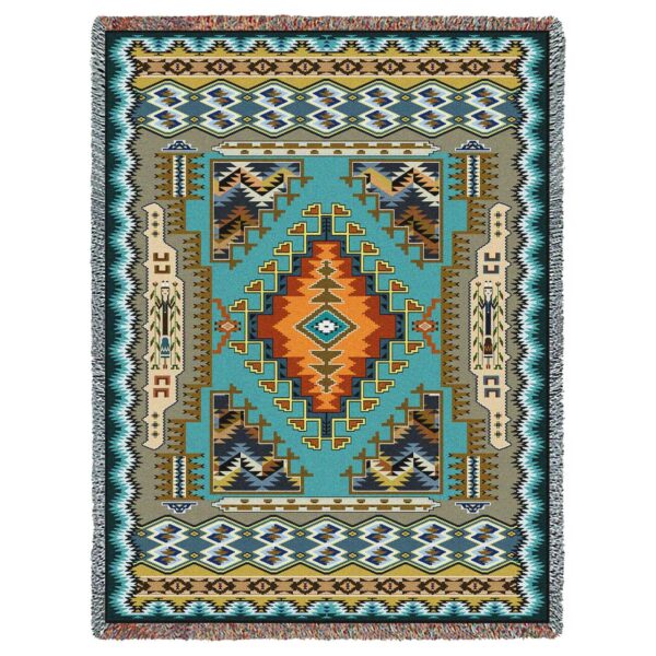 Painted Hills Sky Southwest Throw Blanket 7151-T