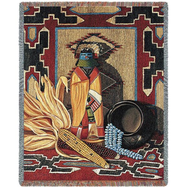 Whispers Of The Past Southwestern Throw Blanket 5915-T