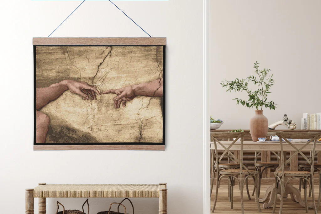 How to Hang a Tapestry Using Poster Hangers