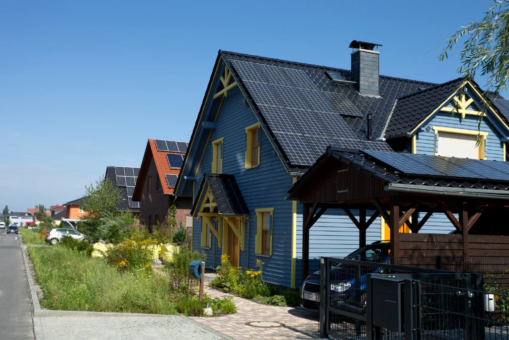 Houses with Solar Panels