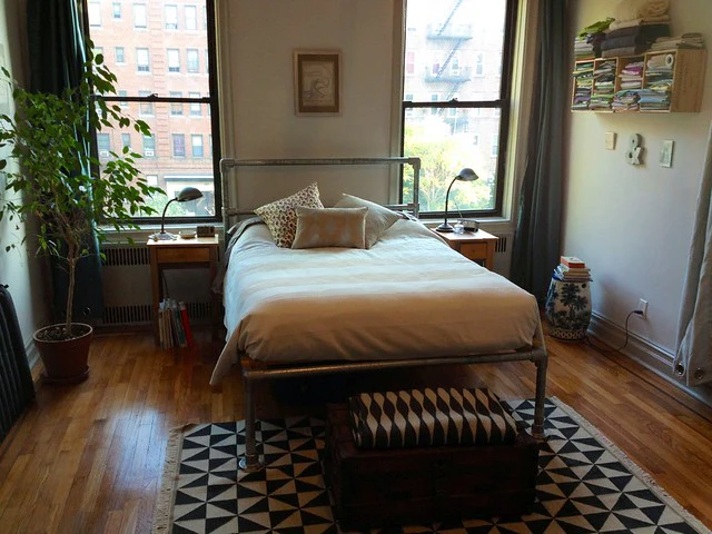 DIY Pipe Platform Bed