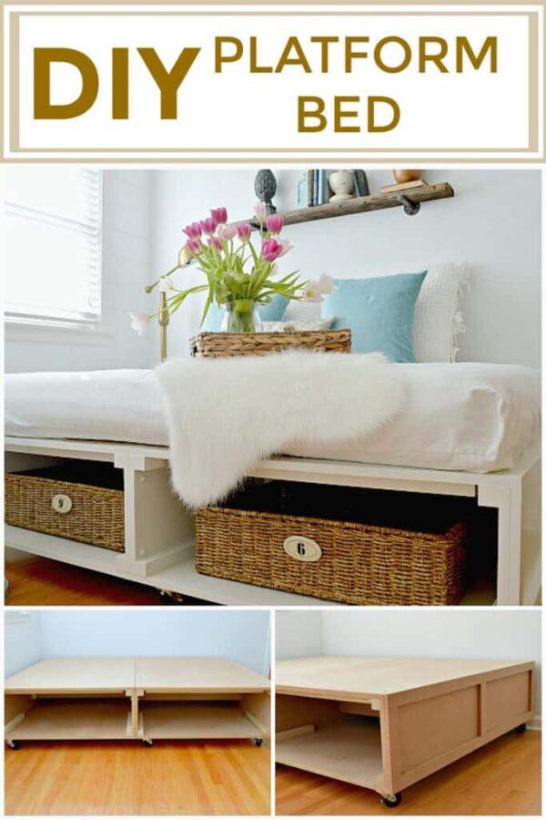 21 Diy Platform Bed Ideas Art And Home 