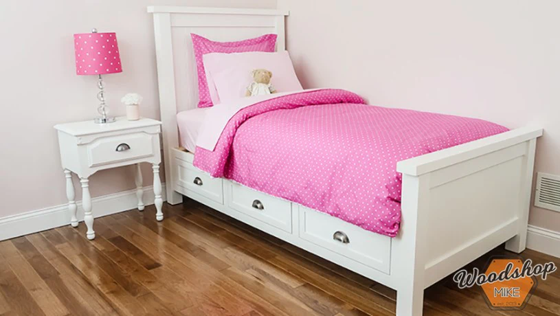 Farmhouse Style Kids Platform Bed