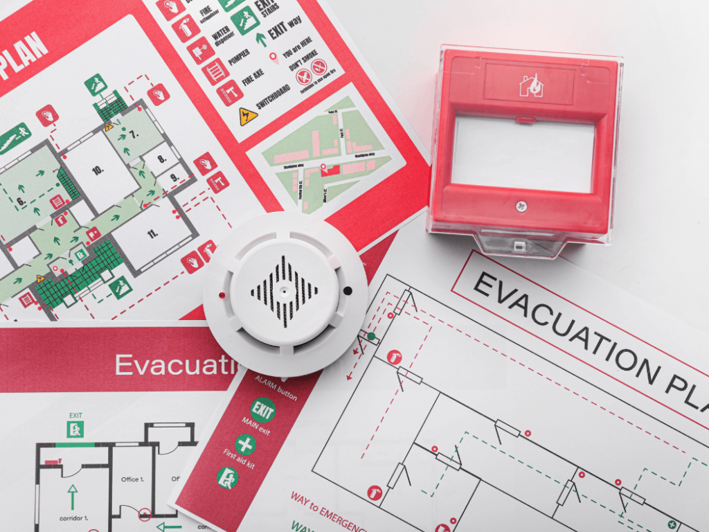 Fire evactuation plan example