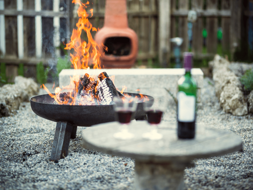 Outdoor firepit example
