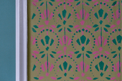 Stenciling Faux Finish Example