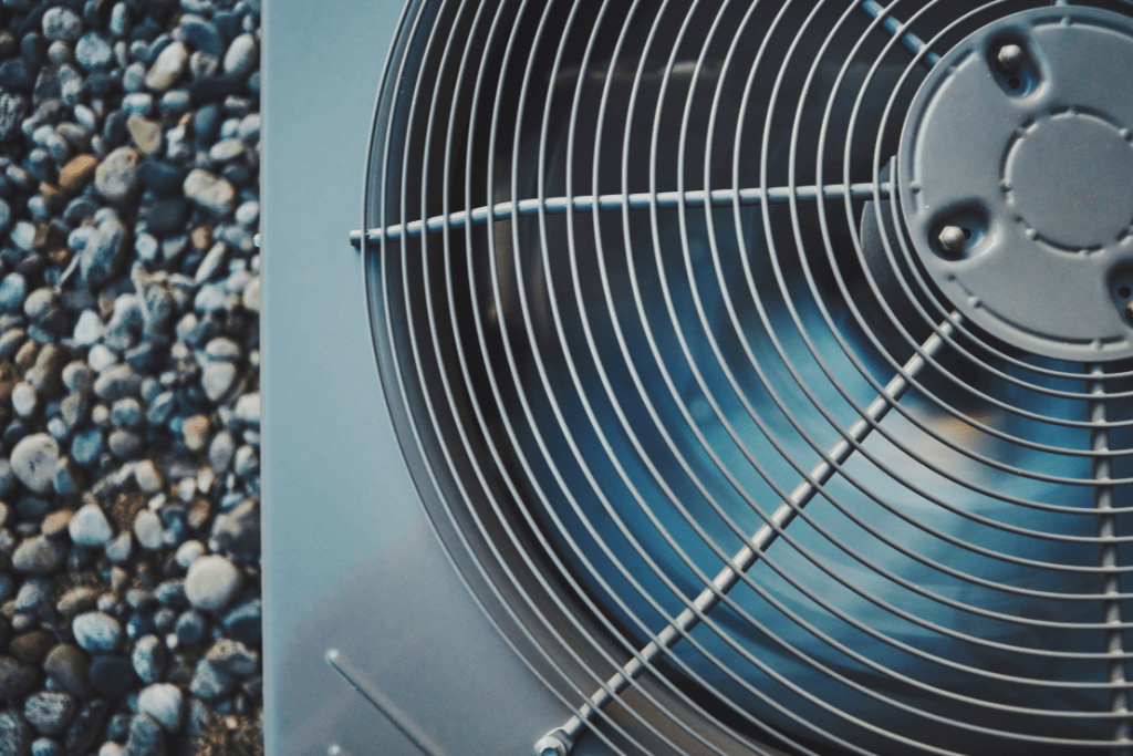 An image of an AC fan spinning