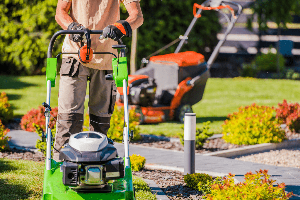 An example of the Lawn Aeration Process